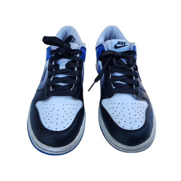 Nike Dunk Low Game Royal White Black GS HJ9209-400 Size 5.5Y - Picture 3 of 10